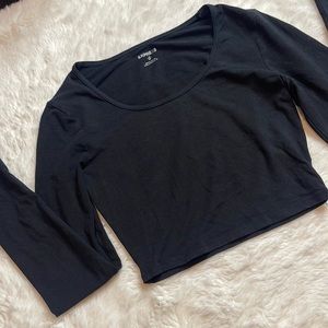 Express long sleeve crop top - SIZE: XS